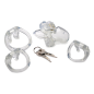 Clear Captor Chastity Cage