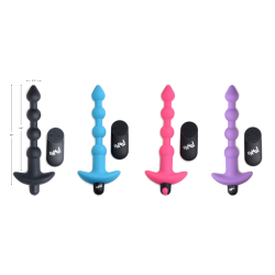 Remote Control Vibrating Silicone Anal Beads