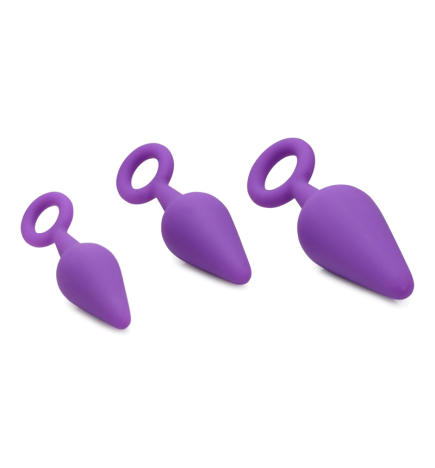 Rump Ringers 3 Piece Silicone Anal Plug Set