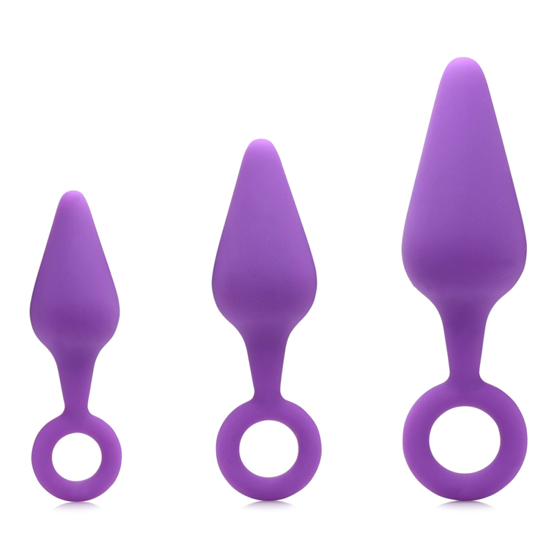 Rump Ringers 3 Piece Silicone Anal Plug Set Rump Ringers 3 Piece Silicone Anal Plug Set