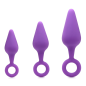 Rump Ringers 3 Piece Silicone Anal Plug Set