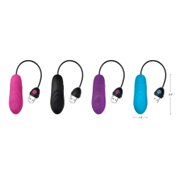 7X Pulsing Rechargeable Silicone Vibrator