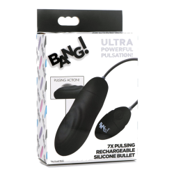 7X Pulsing Rechargeable Silicone Vibrator
