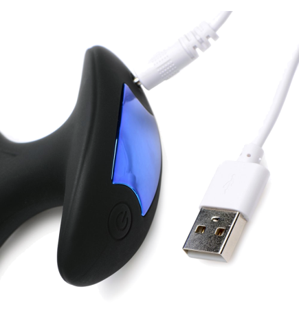 64X Electro-Spread Vibrating and Estim Silicone Butt Plug