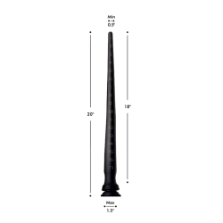 Silicone Tapered Anal Hose - 18 Inch