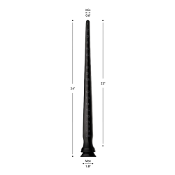 Silicone Tapered Anal Hose - 22 Inch