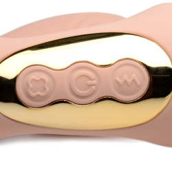 15X U-Pulse Silicone Pulsating Strapless Strap-on (Blush)