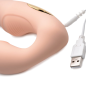 15X U-Pulse Silicone Pulsating Strapless Strap-on (Blush)