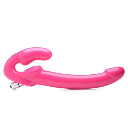 7X Revolver Slim 8 inch Vibrating Strapless Strap-on