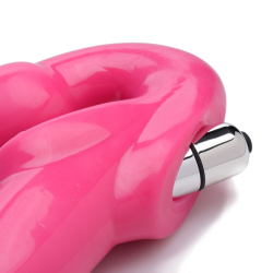 7X Revolver Slim 8 inch Vibrating Strapless Strap-on
