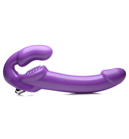 7X Revolver 2 Inch Thick Vibrating Strapless Strap-on