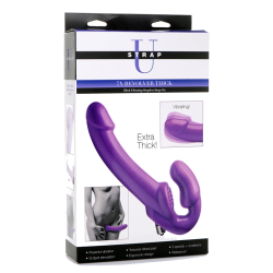 7X Revolver 2 Inch Thick Vibrating Strapless Strap-on