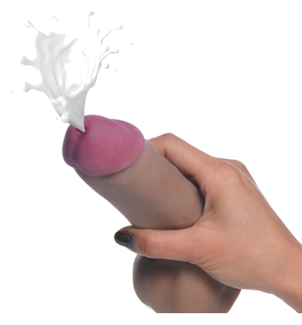 Dual Density Squirting Dildo - 7 Inch