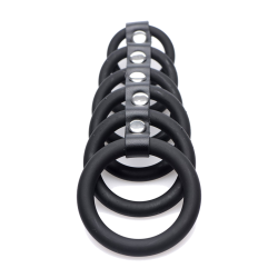 6 Ring Silicone Chastity Device