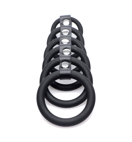 6 Ring Silicone Chastity Device