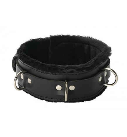 Strict Leather Premium Fur Lined Locking Collar