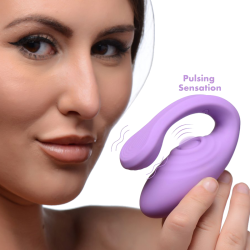 7X Pulse Pro Pulsating and Clit Stimulating Vibrator with Remote