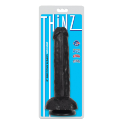 Thinz 8 Inch Slim Dildo with Balls