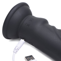 E-Stim Pro 5x Vibrating Dildo with Remote Control