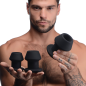 Gape-Grommets 3 Piece Hollow Silicone Anal Dilator Set