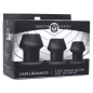 Gape-Grommets 3 Piece Hollow Silicone Anal Dilator Set