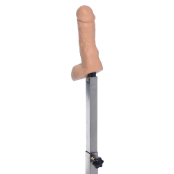Squat Anal Impaler with Spreader Bar and Cuffs