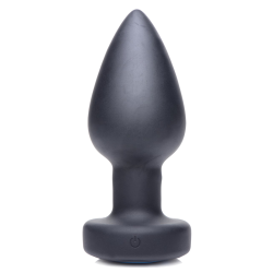 E-Stim Pro Silicone Vibrating Anal Plug with Remote Control
