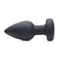 E-Stim Pro Silicone Vibrating Anal Plug with Remote Control