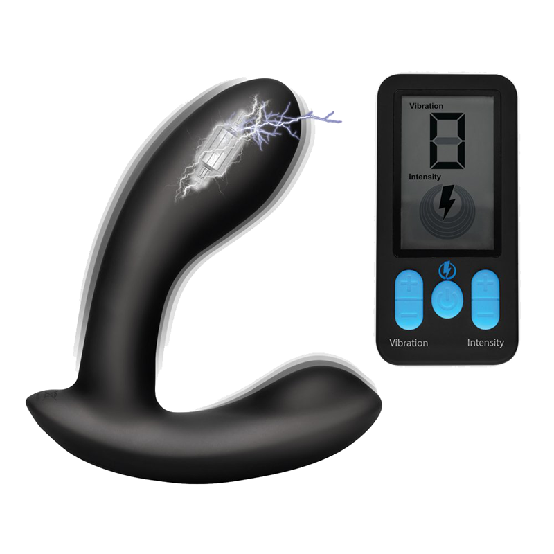E-Stim Pro Silicone Vibrating Prostate Massager with Remote