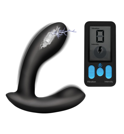 E-Stim Pro Silicone Vibrating Prostate Massager with Remote