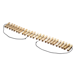 Firecracker Clothespin Body Zipper