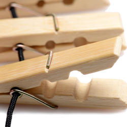 Firecracker Clothespin Body Zipper
