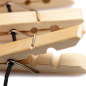 Firecracker Clothespin Body Zipper