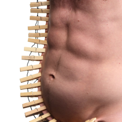 Firecracker Clothespin Body Zipper