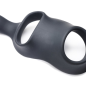 10X P-Bomb Silicone Cock & Ball Ring with Vibrating Anal Plug 10X P-Bomb Silicone Cock & Ball Ring with Vibrating Anal Plug