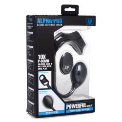 10X P-Bomb Silicone Cock & Ball Ring with Vibrating Anal Plug