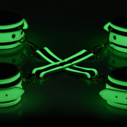 Kink in the Dark Glowing Hog Tie Bondage Set
