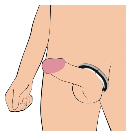 Mega Magnetize Stainless Steel Magnetic Cock Ring