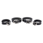 Leather Locking Bondage Straps - 4 Pack Leather Locking Bondage Straps - 4 Pack