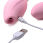 Shegasm 8X Tandem Plus Silicone Suction Clitoral Stimulator and