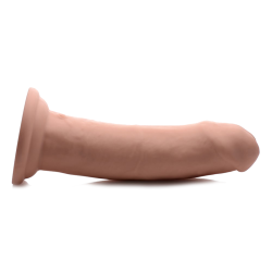 7X Inflatable and Vibrating Remote Control Silicone Dildo - 7"