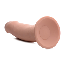 7X Inflatable and Vibrating Remote Control Silicone Dildo - 7"