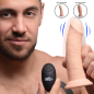 7X Inflatable and Vibrating Remote Control Silicone Dildo - 7"