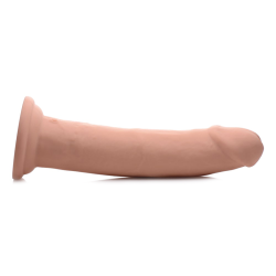 7X Inflatable and Vibrating Remote Control Silicone Dildo - 8.5"