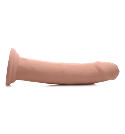 7X Inflatable and Vibrating Remote Control Silicone Dildo - 8.5"