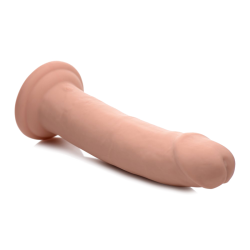 7X Inflatable and Vibrating Remote Control Silicone Dildo - 8.5"