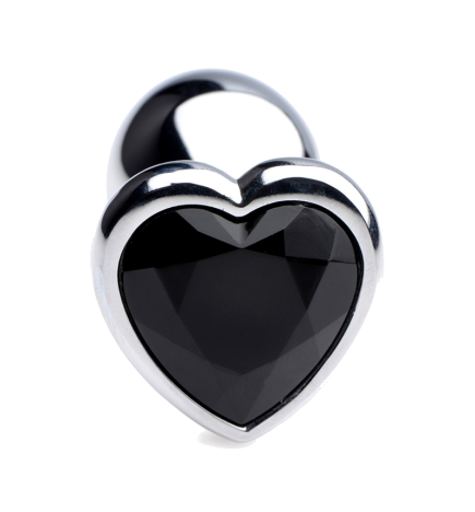 Black Heart Gem Anal Plug