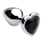 Black Heart Gem Anal Plug