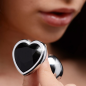 Black Heart Gem Anal Plug