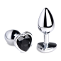Black Heart Gem Anal Plug